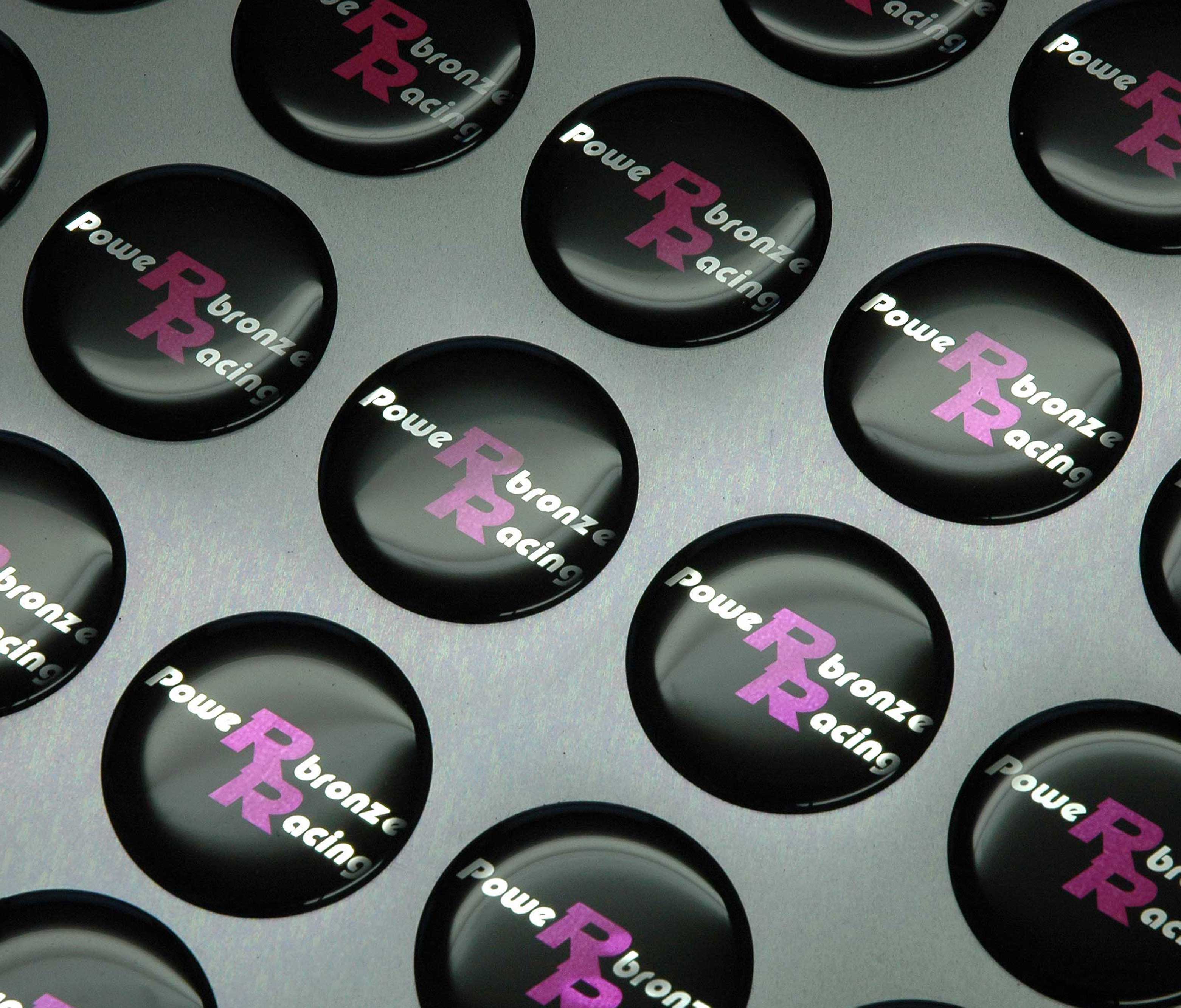 Resin Domed Labels